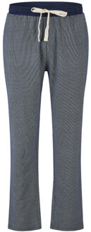 Heren pyjama set lang grijs/blauw - maat XL Veelkleurig