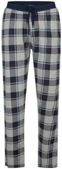 Heren pyjamabroek lang geruit/effen 2-pack Veelkleurig - XL
