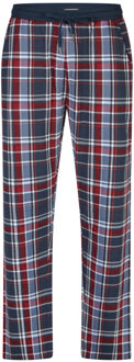 Heren pyjamabroek lang rood/blauw geruit - maat XXL Veelkleurig