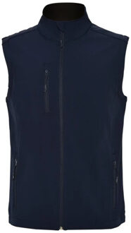Heren quebec softshell gilet - maat L Blauw