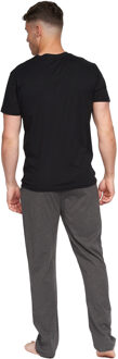 Heren Radovan Pyjama Set (Zwart) - 2XL