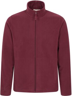 Heren Raso Full Zip Fleece Top (Donkere Bourgogne) - maat XL