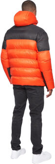 Heren Raymax gewatteerde jas (Oranje)