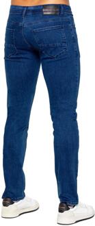 | Heren Rechte Benen Jeans - Blauw - 36W/32L