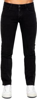 | Heren Rechte Benen Jeans - Zwart - 32W/30L