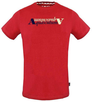 Heren Reflectie Logo T-Shirt (Rood) - S