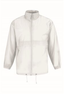 Heren regenkleding - Sirocco windjas/regenjas in het wit - volwassenen XL (54) wit