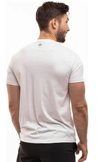 Heren repeat logo t-shirt Wit - XXL / XXXL