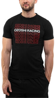 Heren repeat logo t-shirt Zwart - XXL / XXXL