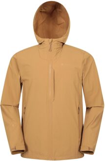 Heren Retreat Verpakbaar Soft Shell Jasje (Tan) - maat XS Bruin