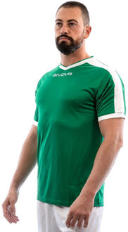 Heren revolution interlock t-shirt Groen - XS