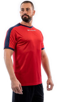 Heren revolution interlock t-shirt Rood - M