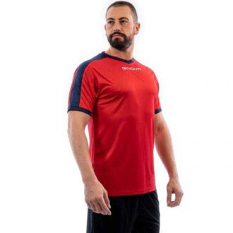 Heren revolution interlock t-shirt Rood - XS