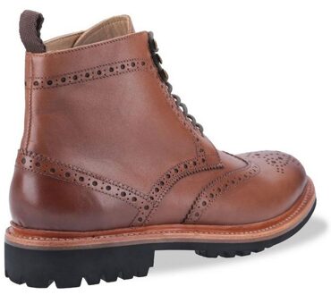 Heren Rissington Commando Lace Up Leren Kleding Laars (Bruin) - EU 46 / UK 11