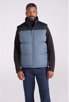Heren Rock Borg Gewatteerd Gilet (Grijs)