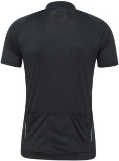 Heren Roubaix Full Zip Fietstop (Jet Zwart)