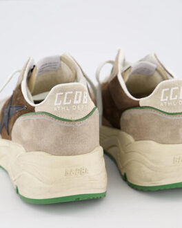 Heren running sole sneaker bruin Beige - 42