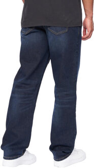 Heren Rushawn Relaxed Fit Jeans (Donkere wasbeurt) Navy/blauw - 38 Normaal