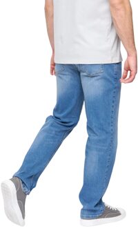 Heren Rushawn Relaxed Fit Jeans (Lichte wasbeurt) - maat Middelblauw