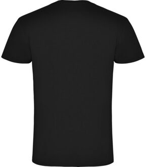 Heren samoyedo v hals t-shirt - maat L Zwart