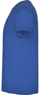 Heren samoyedo v hals t-shirt - maat XXXL Blauw