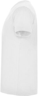 Heren samoyedo v hals t-shirt - maat XXXL Wit