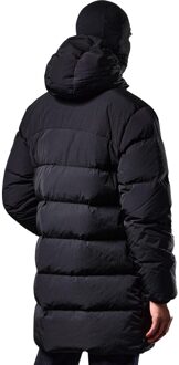 Heren Sapporo Down Longline Gewatteerde Jas (Zwart) - maat