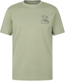 Heren Schotland T-Shirt (Kaki Groen) - XL
