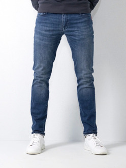 Heren Seaham Slim Jeans - Donker blauw - Maat 38