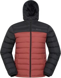 Heren Seasons II Camo Gewatteerde Jas (Bes) Bessenrood - M