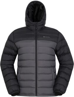 Heren Seasons II Camo Gewatteerde Jas (Grijs) - maat 2XS