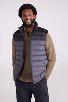 Heren Seasons II gewatteerd gilet (Donkergrijs) - XS