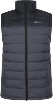 Heren Seasons II gewatteerd gilet (Grijs) - XL