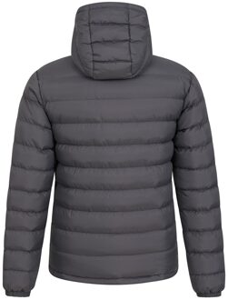 Heren Seasons II gewatteerde jas (Grijs) - maat S