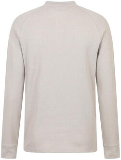 Heren Selby Wafel Henley T-shirt met lange mouwen (Donker Beige) - maat 3XL