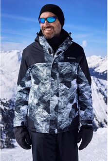 Heren Shadow II Printed Ski Jacket (Wit)