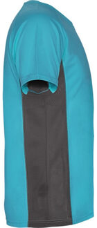 Heren shanghai sport t-shirt met korte mouwen - maat S Blauw