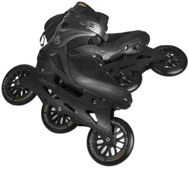 Heren shiffty pro lederen inline rolschaatsen Zwart - 41