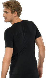 Heren Shirt 1/2 - Zwart - 2 pack- V Hals-Maat XL