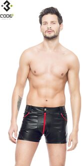 Heren short met mesh - Rood (2XL) - Size: 2XL