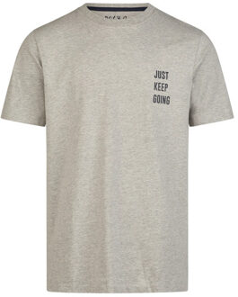 Heren shortama korte pyjama katoen Grijs - XL