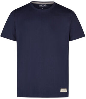 Heren shortama korte pyjama set donkerblauw geruit Veelkleurig - M