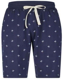 Heren shortama korte pyjama set lichtblauw Veelkleurig - XL