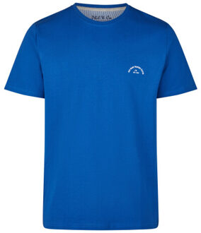 Heren shortama korte pyjama set - maat M Blauw