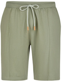 Heren shortama korte pyjama set oranje fiets Groen - XXL