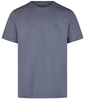 Heren shortama korte pyjama set palm grijs Veelkleurig - L