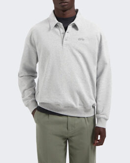 Heren signature oversized polo Grijs - L