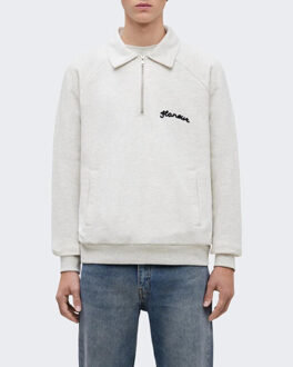 Heren signature raglan half zip Grijs - M