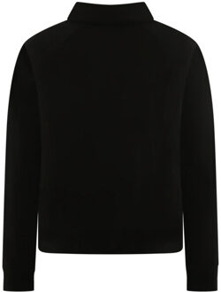 Heren signature raglan half zip Zwart