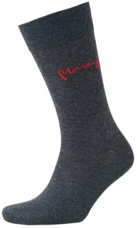 Heren Signature Socks (Pak van 3) (Zwart)